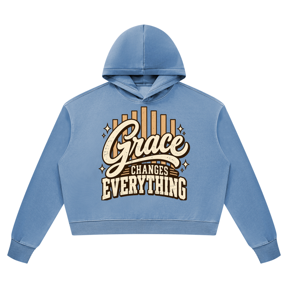 Grace Changes Everything Vintage Wash Heavyweight Hoodie