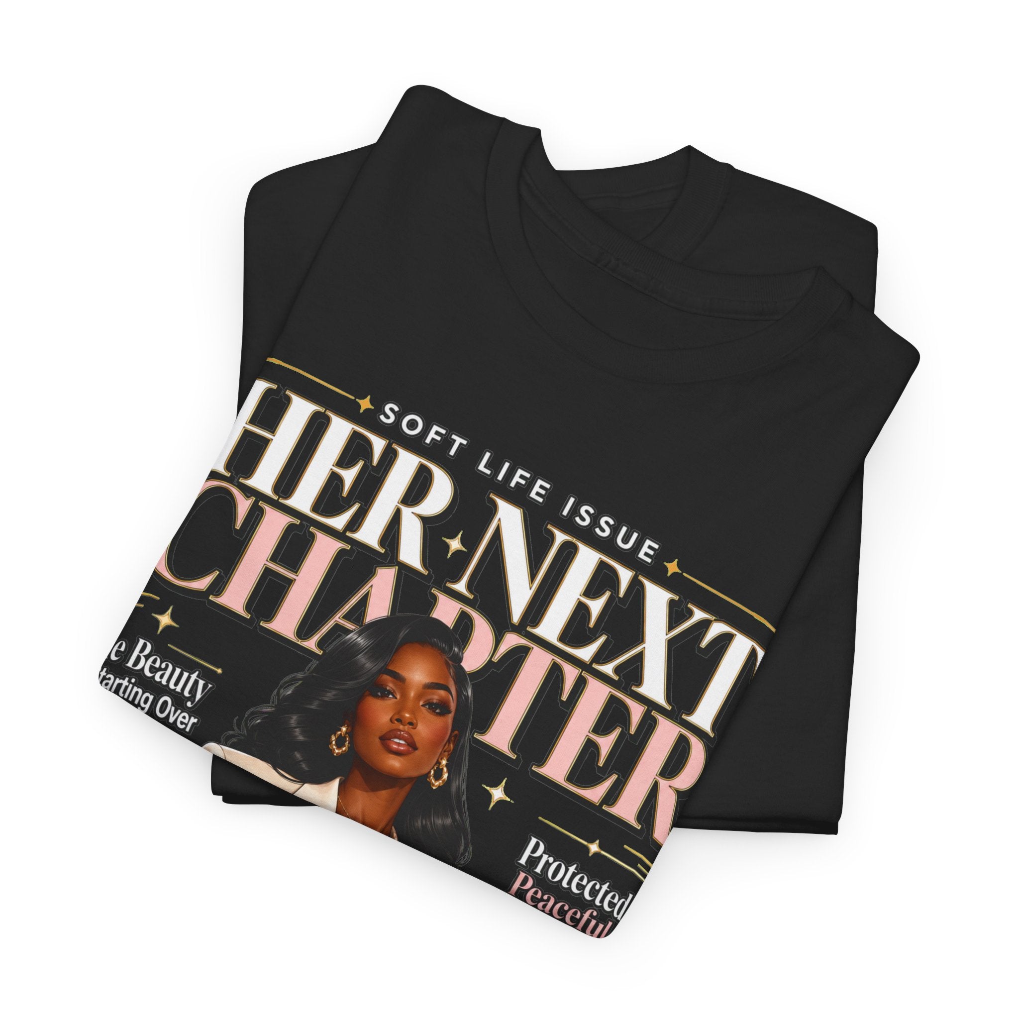 "Her Next Chapter" Floral Portrait Tee