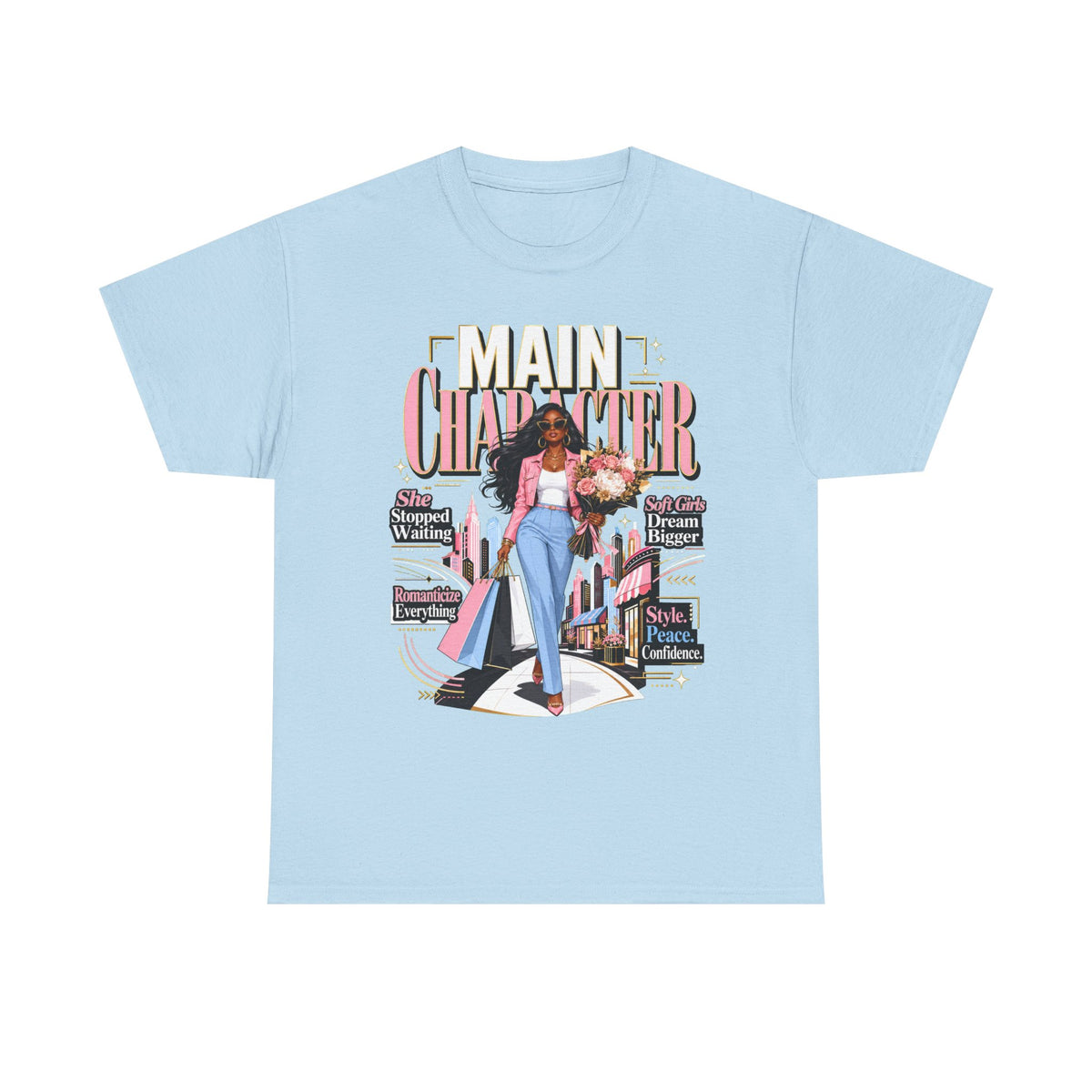 Main Character Graphic Tee — Empowered Fashion Shirt