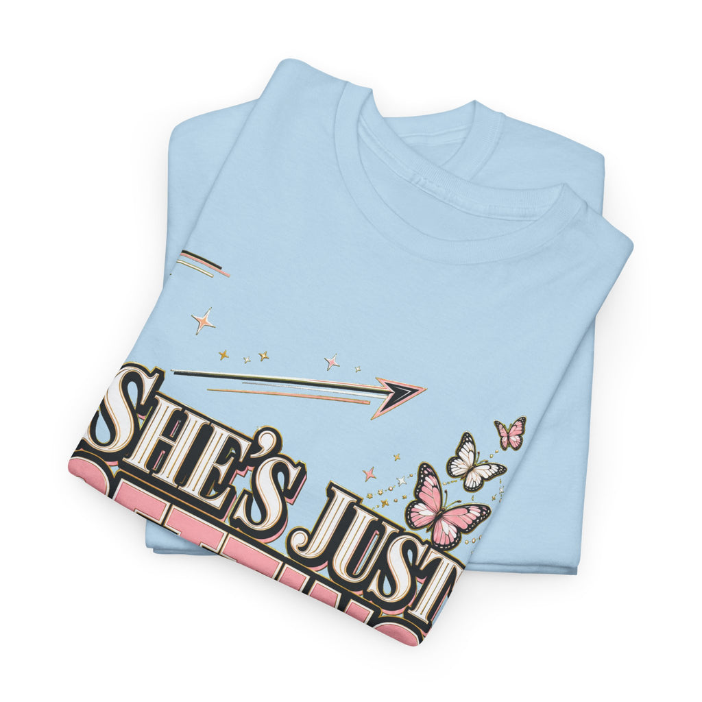 She’s Just Getting Started Graphic Tee — Inspirational Women’s Motivational T-Shirt