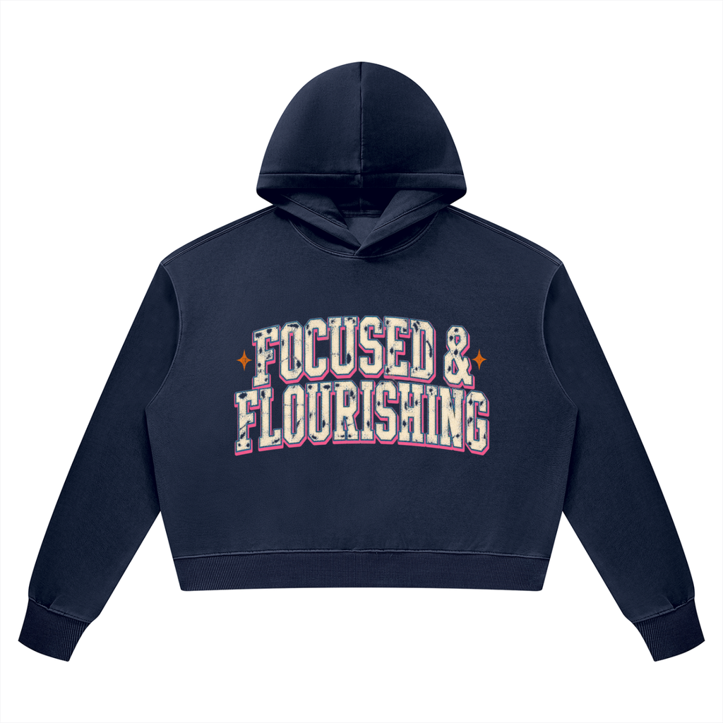 Focused & Flourishing Vintage Wash Heavyweight Hoodie