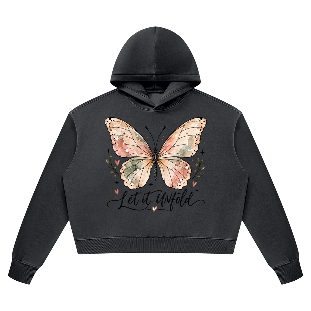 Let It Unfold Vintage Wash Heavyweight Hoodie