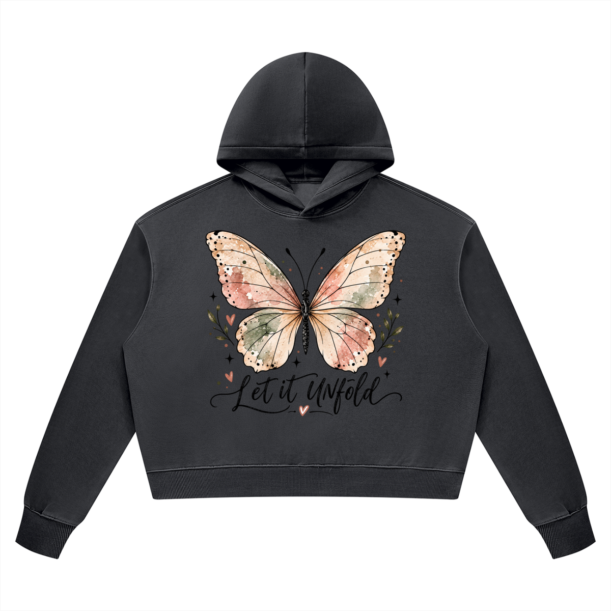 Let It Unfold Vintage Wash Heavyweight Hoodie