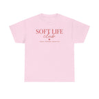 Soft Life Club T‑Shirt — "Peace. Purpose. Priorities." Relaxed Graphic Tee