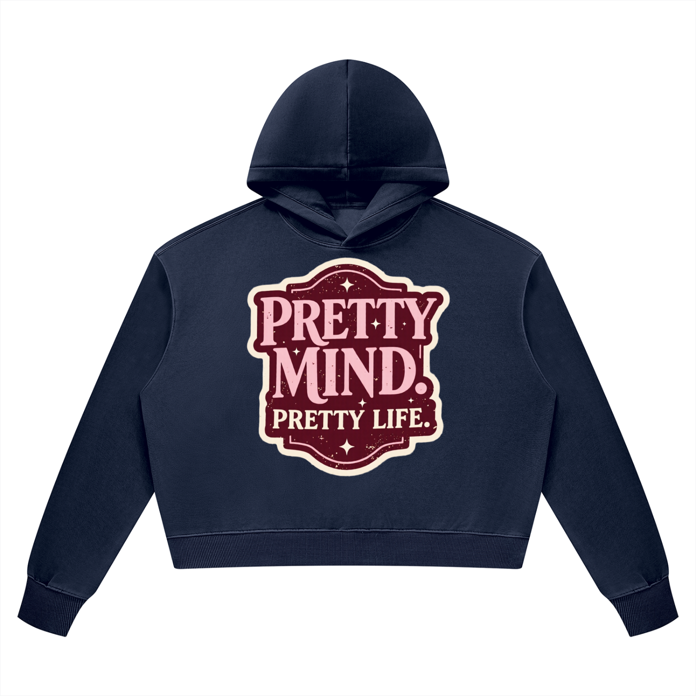 Pretty Mind, Pretty Life Vintage Graphic Hoodie