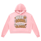 Keep Going You're Closer Vintage Wash Heavyweight Hoodie