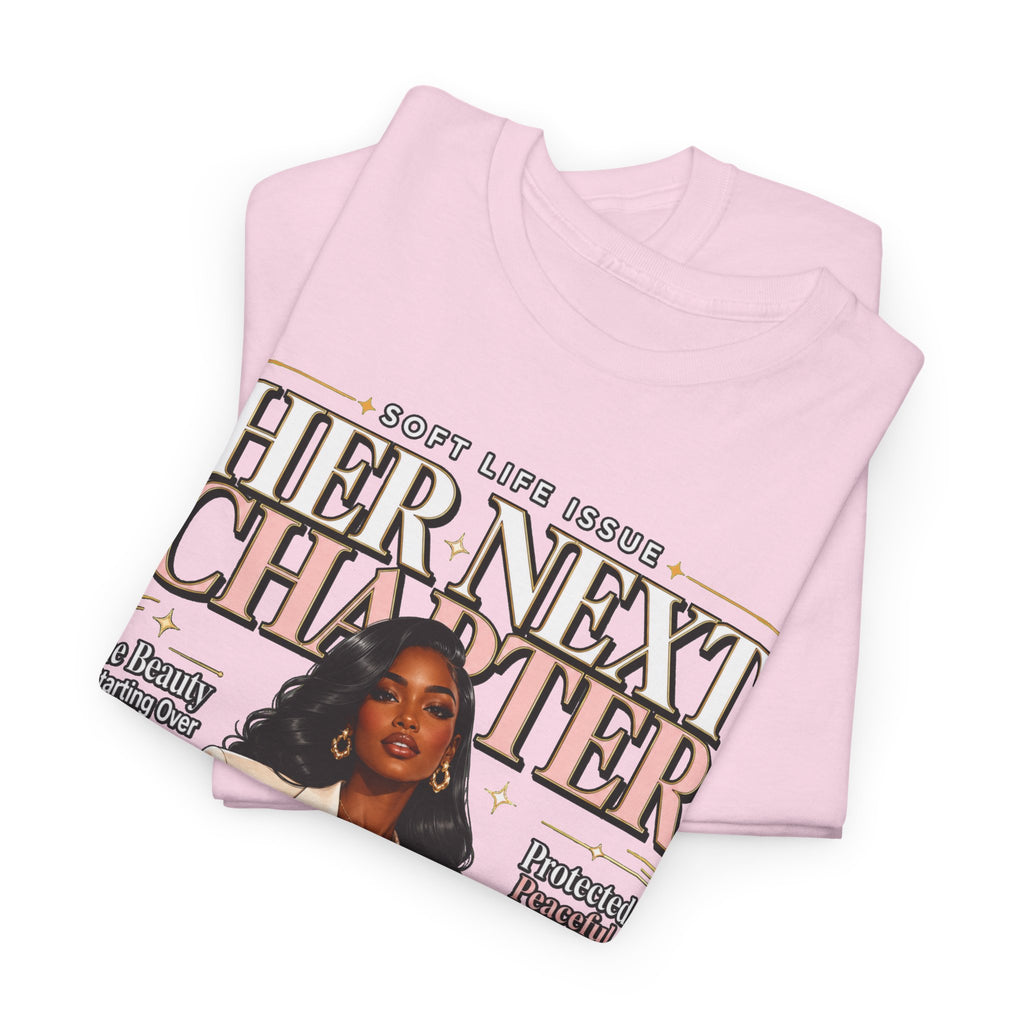 "Her Next Chapter" Floral Portrait Tee