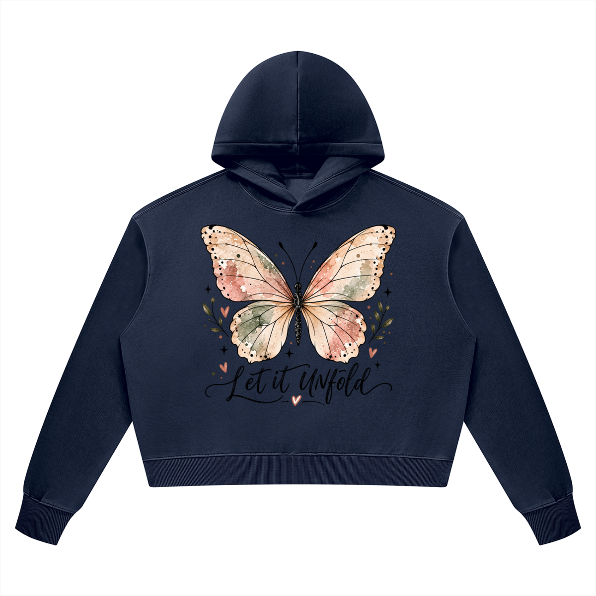 Let It Unfold Vintage Wash Heavyweight Hoodie
