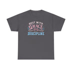 Grace & Discipline Graphic Tee — "Built With Grace, Guided By Discipline"