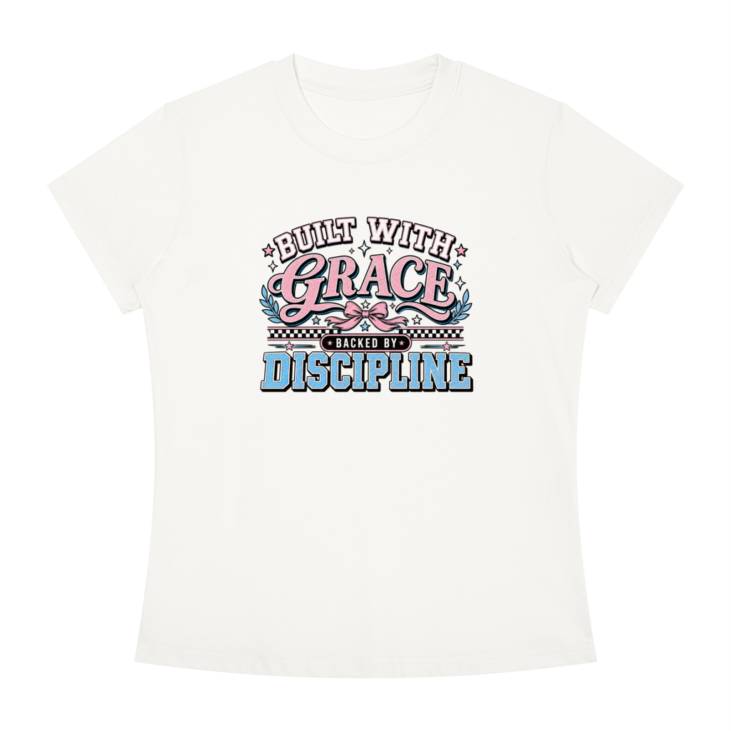 Grace & Discipline Graphic Tee — "Built With Grace, Guided By Discipline"