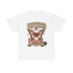 Protected by Peace Butterfly Tee — Vintage Floral Graphic T-Shirt