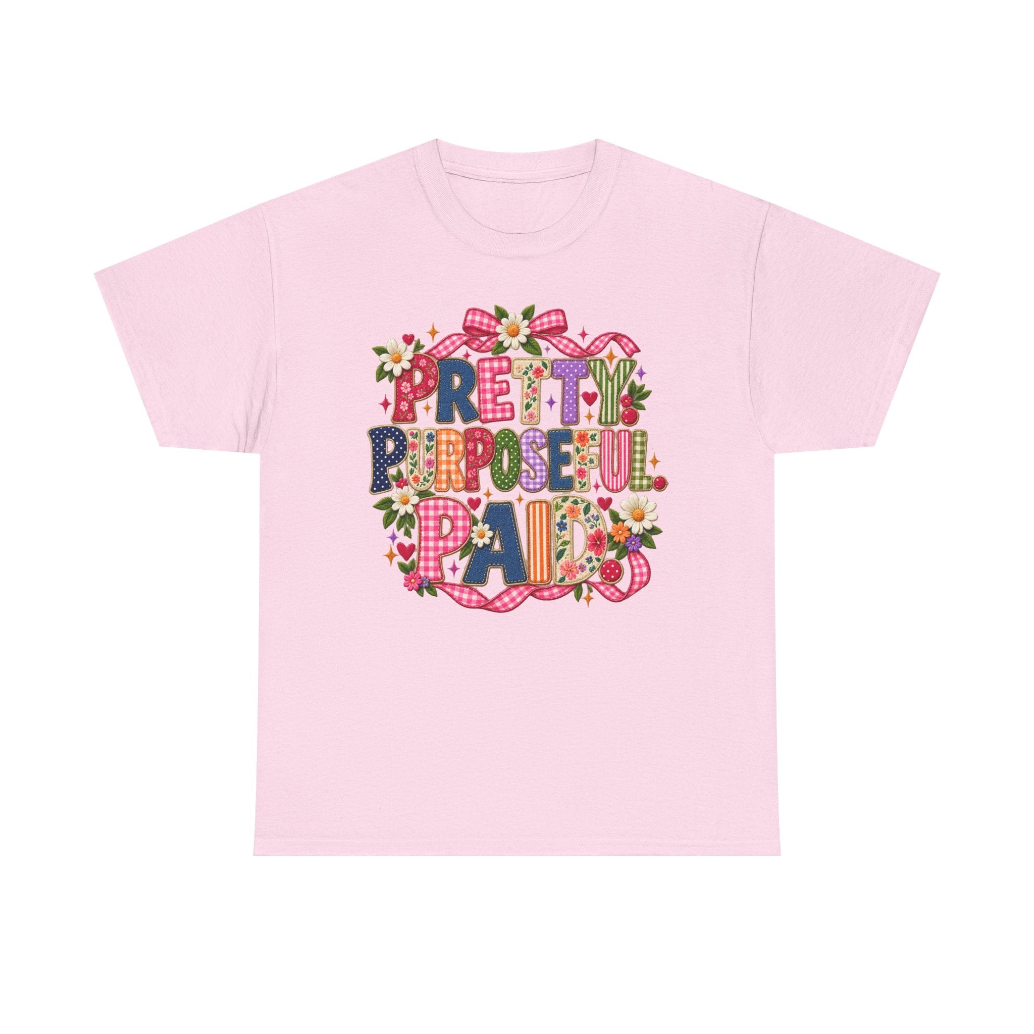 Pretty Purposeful Mama T‑Shirt — Floral Graphic Tee for Moms