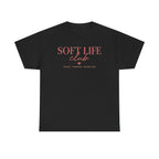 Soft Life Club T‑Shirt — "Peace. Purpose. Priorities." Relaxed Graphic Tee