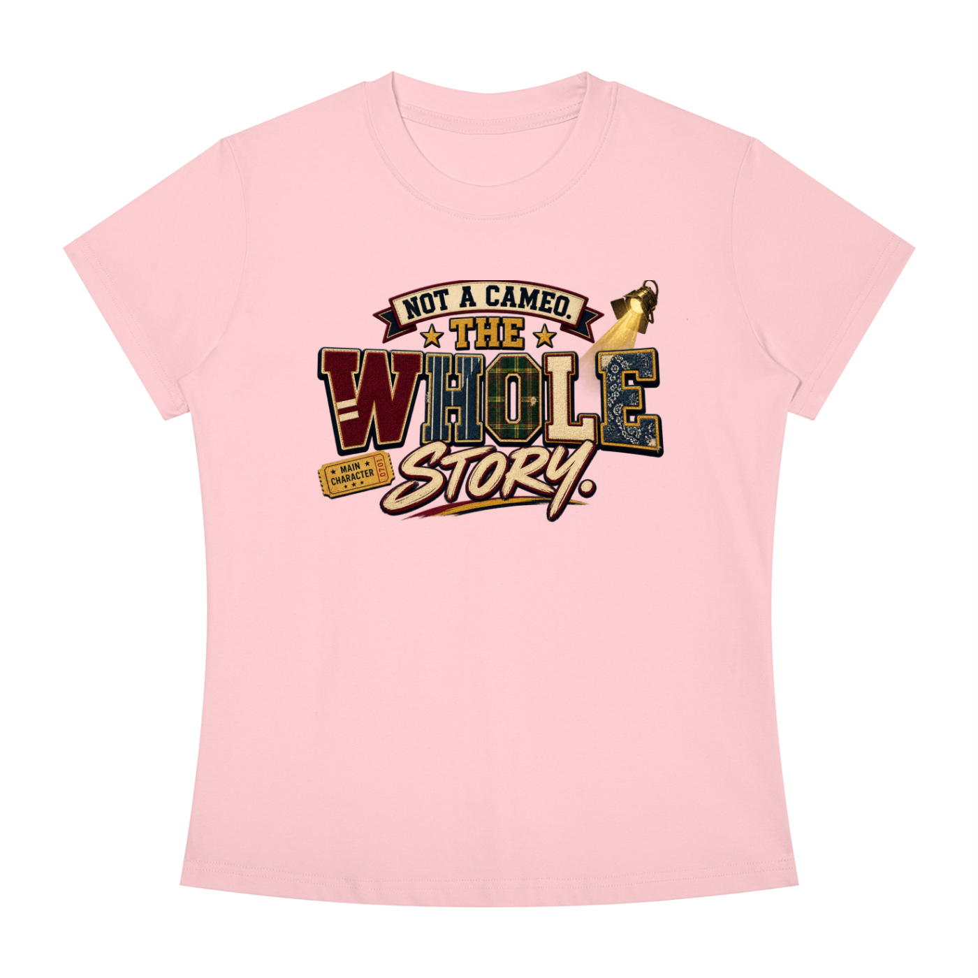 Not a Cameo — "The Whole Story" Graphic Tee