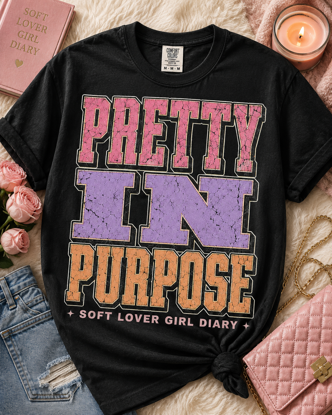 Pretty In Purpose Graphic Tee — Inspirational 'Pretty In Purpose' Women's Shirt