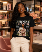"Her Next Chapter" Floral Portrait Tee