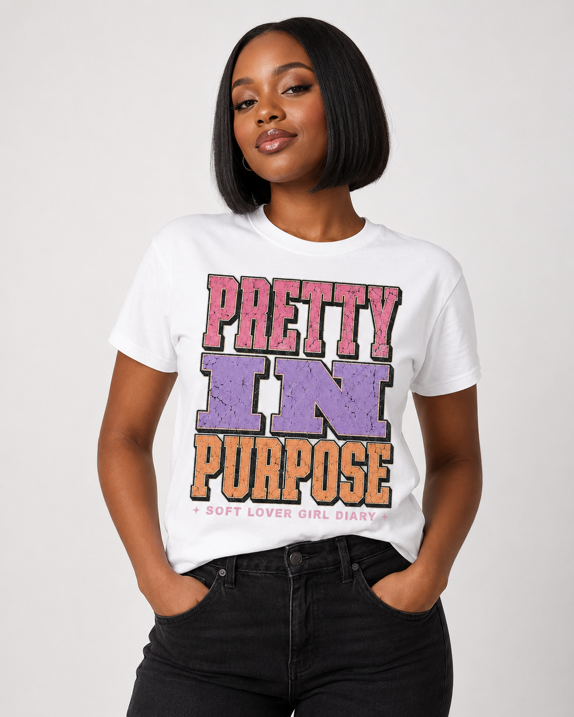 Pretty In Purpose Graphic Tee — Inspirational 'Pretty In Purpose' Women's Shirt