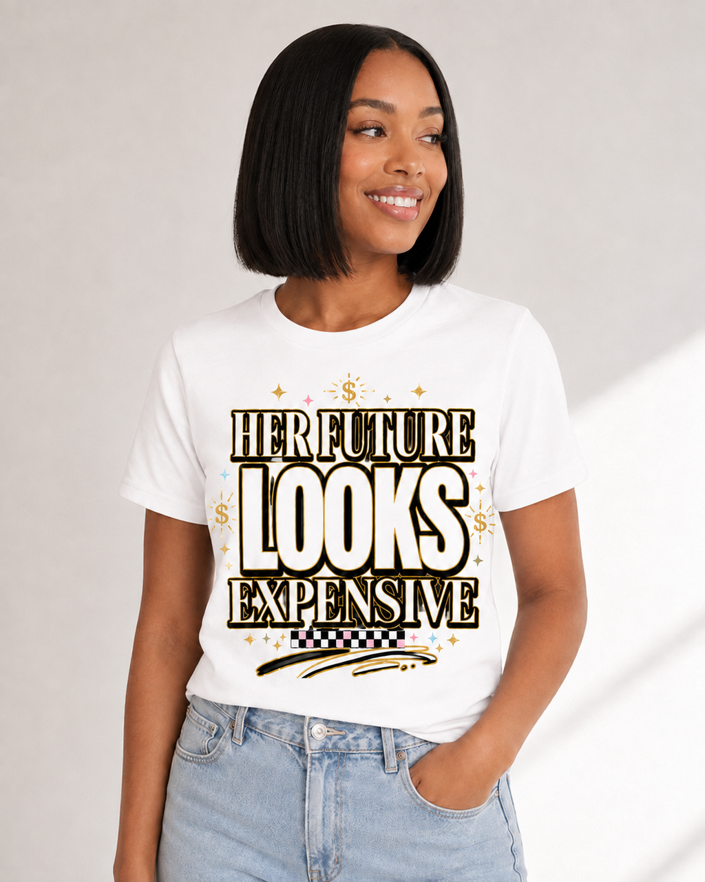 Her Future Looks Expensive Tee