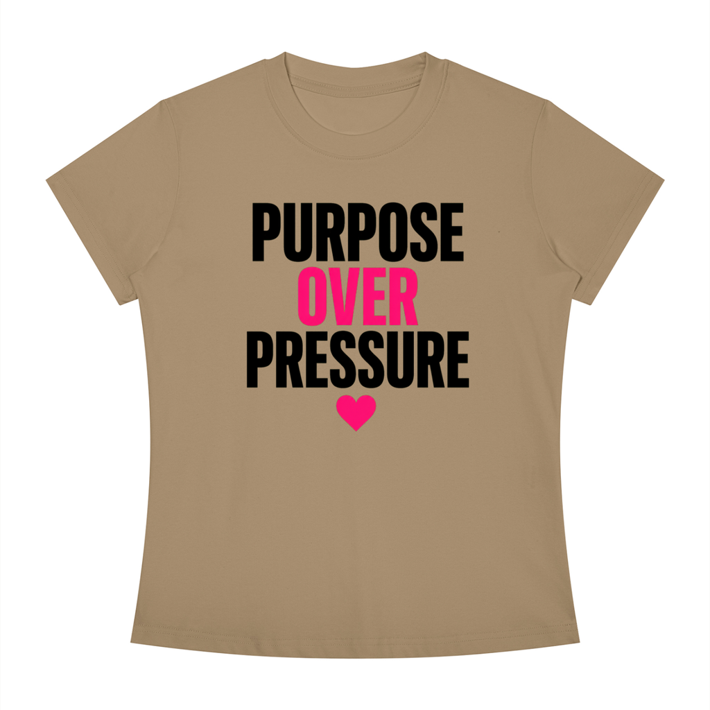 Purpose Over Pressure T‑Shirt — Motivational Graphic Tee