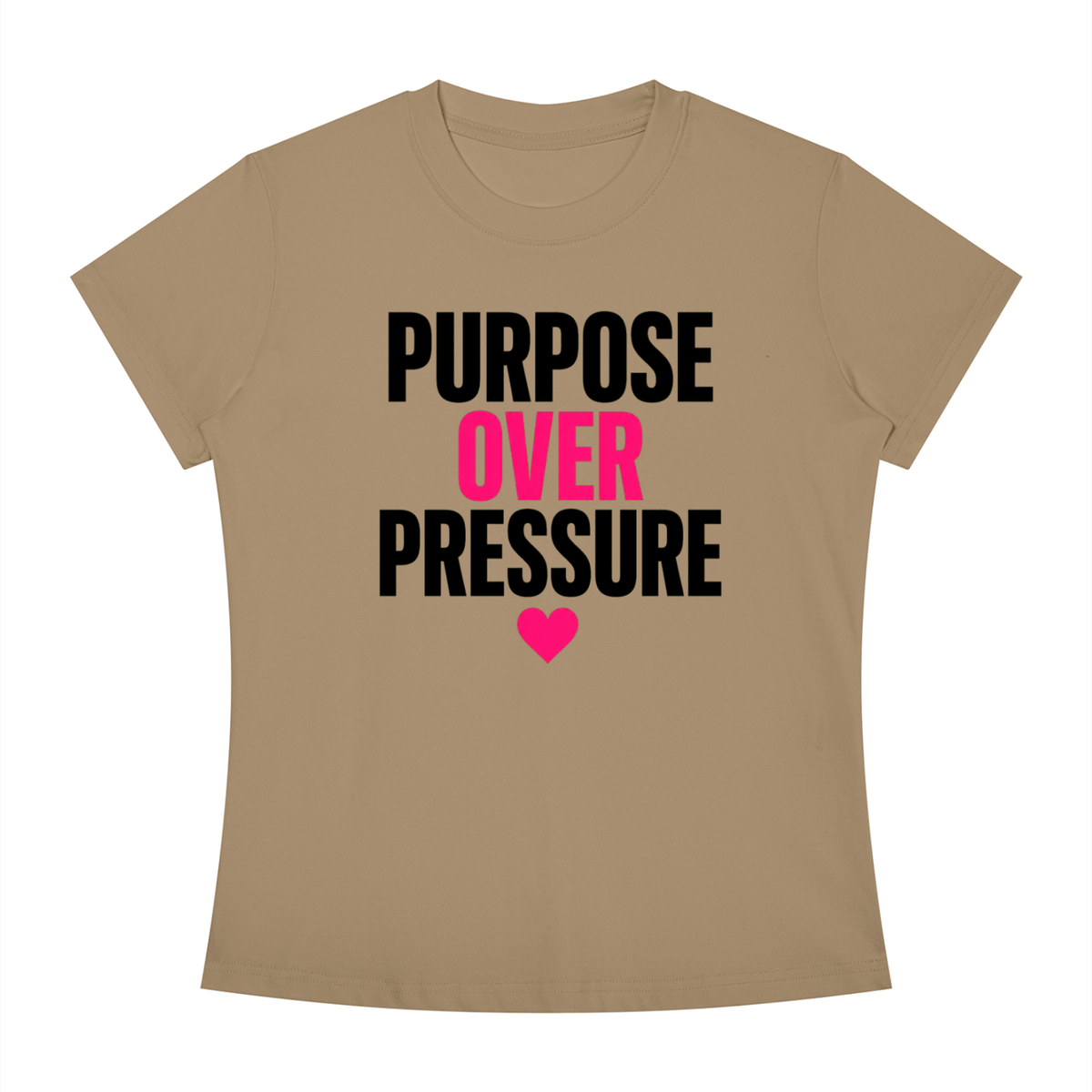 Purpose Over Pressure T‑Shirt — Motivational Graphic Tee