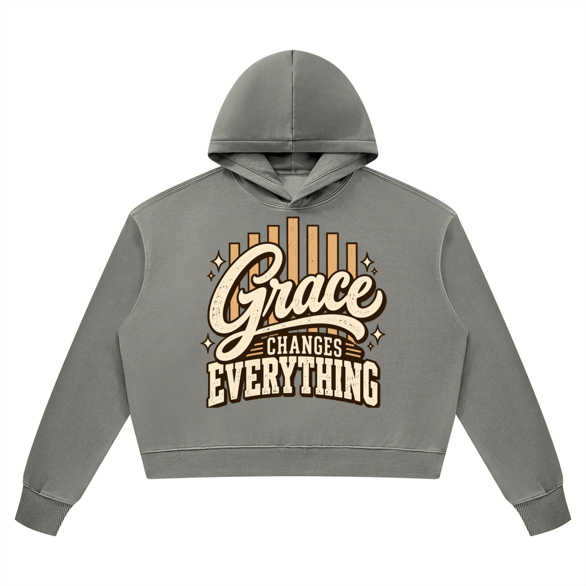 Grace Changes Everything Vintage Wash Heavyweight Hoodie