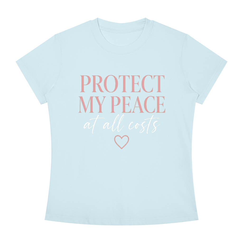 Protect My Peace Tee — "Protect My Peace at All Costs" Graphic T-Shirt