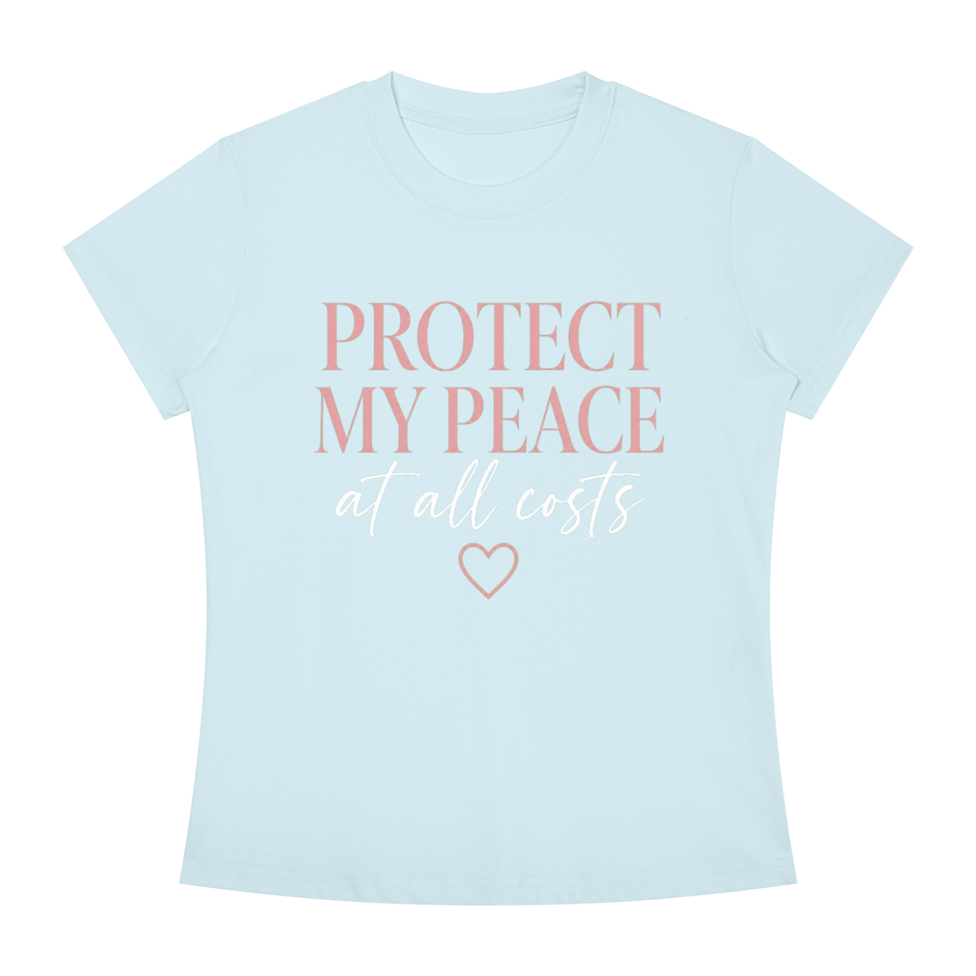 Protect My Peace Tee — "Protect My Peace at All Costs" Graphic T-Shirt