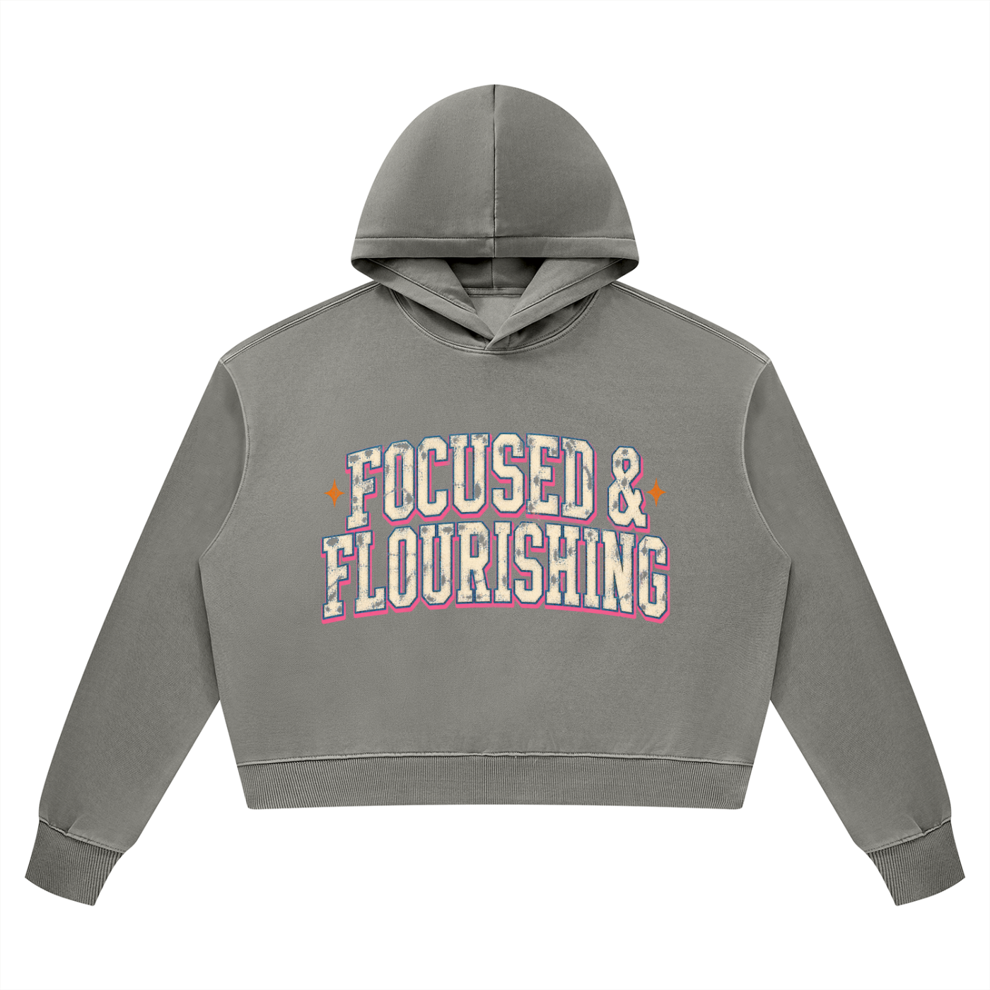 Focused & Flourishing Vintage Wash Heavyweight Hoodie