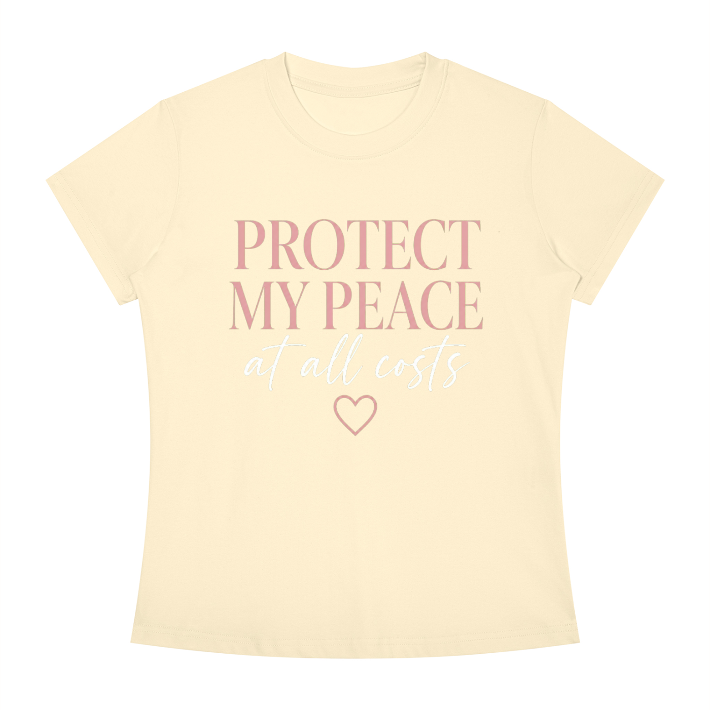 Protect My Peace Tee — "Protect My Peace at All Costs" Graphic T-Shirt