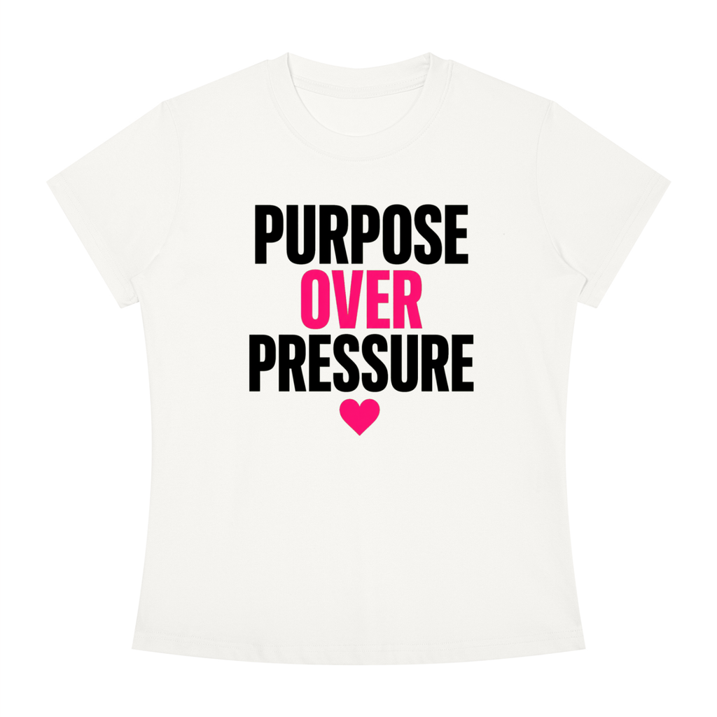 Purpose Over Pressure T‑Shirt — Motivational Graphic Tee