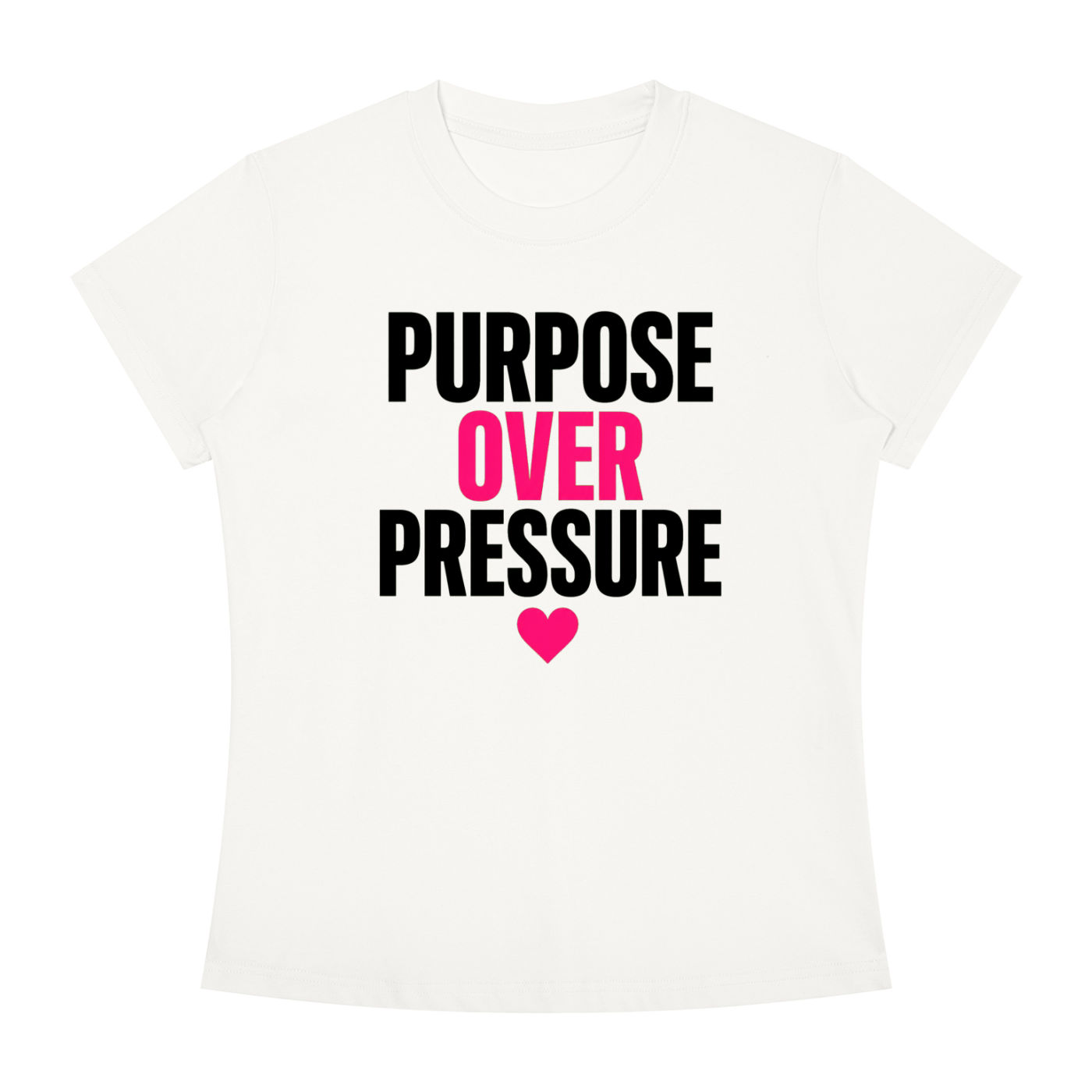 Purpose Over Pressure T‑Shirt — Motivational Graphic Tee