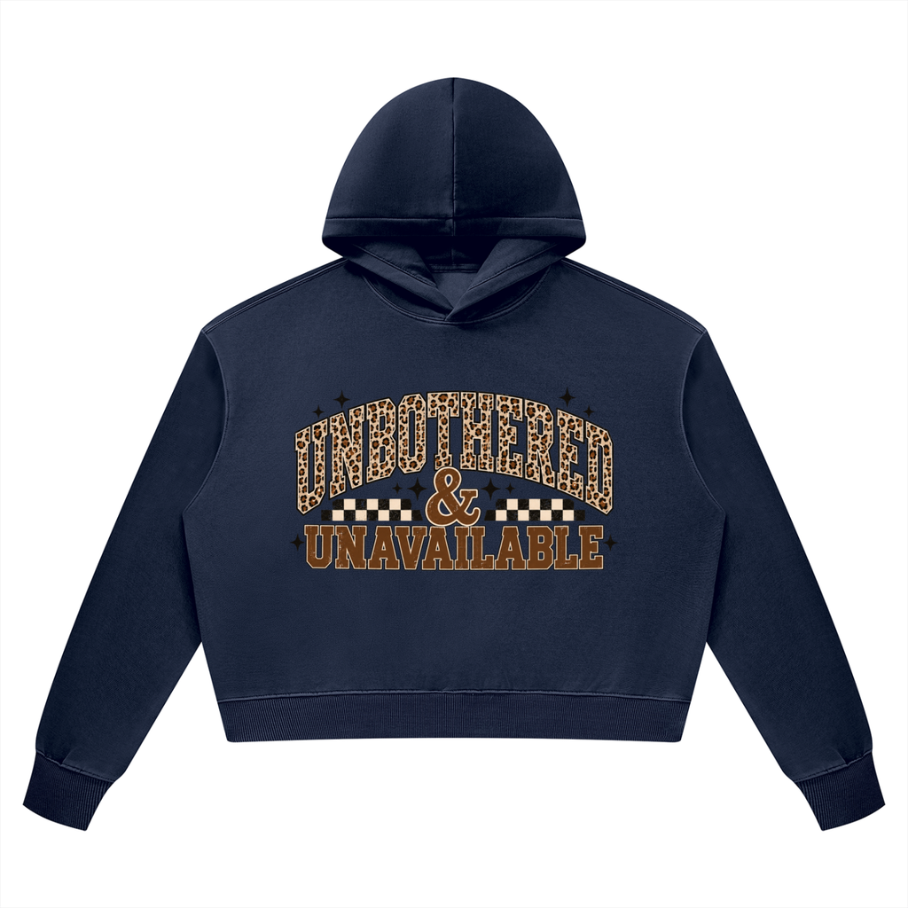 Unbothered & Unavailable Vintage Wash Heavyweight Hoodie