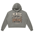 Places To Go Dreams To Chase Vintage Wash Heavyweight Hoodie