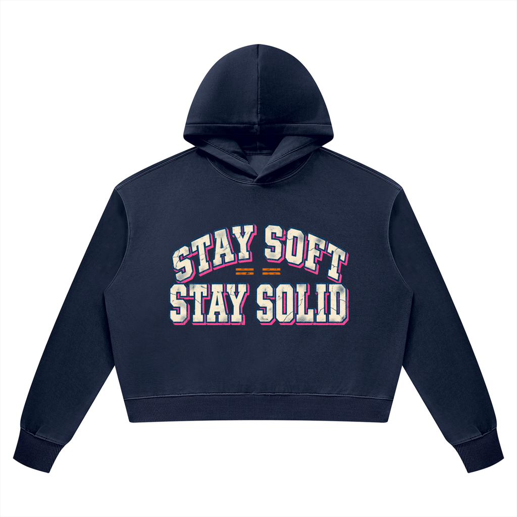 Stay Soft Stay Solid Vintage Wash Heavyweight Hoodie