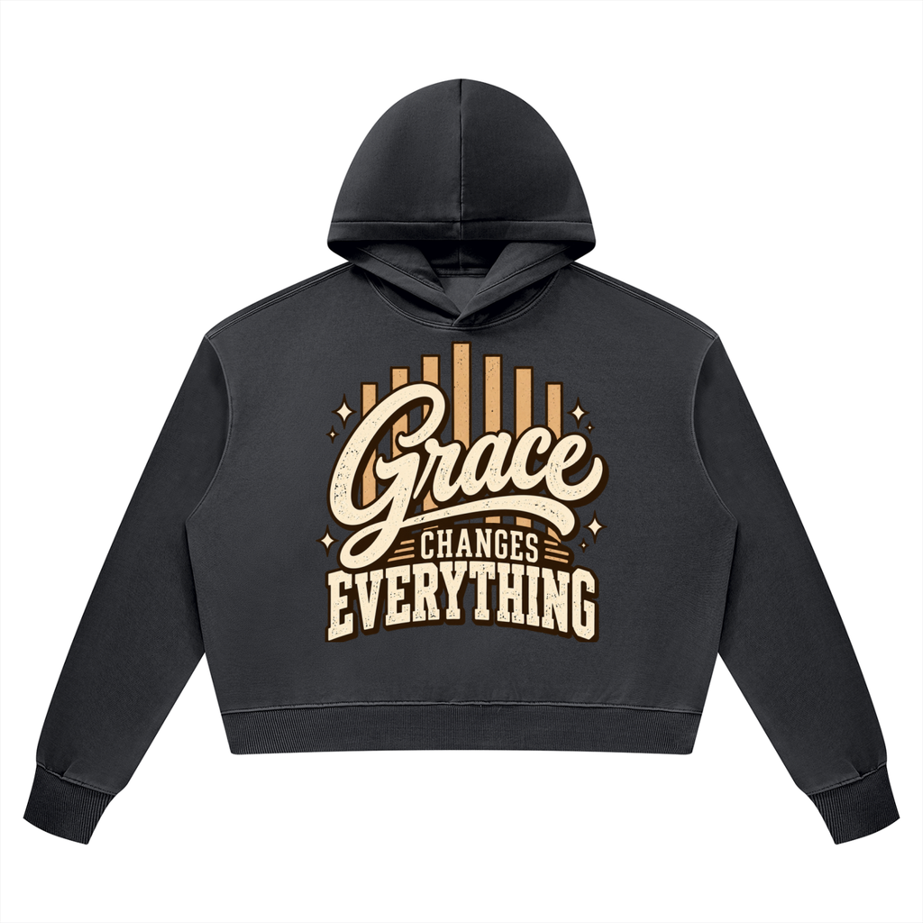 Grace Changes Everything Vintage Wash Heavyweight Hoodie