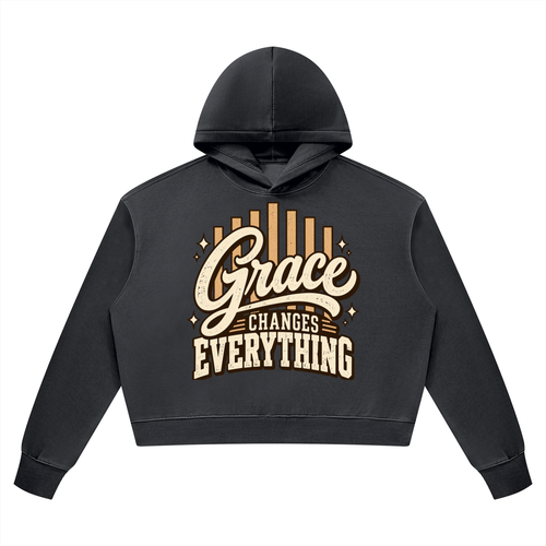 Grace Changes Everything Vintage Wash Heavyweight Hoodie