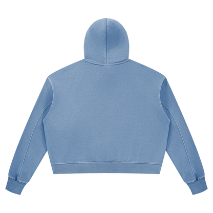 Power of Love Vintage Blue Hoodie