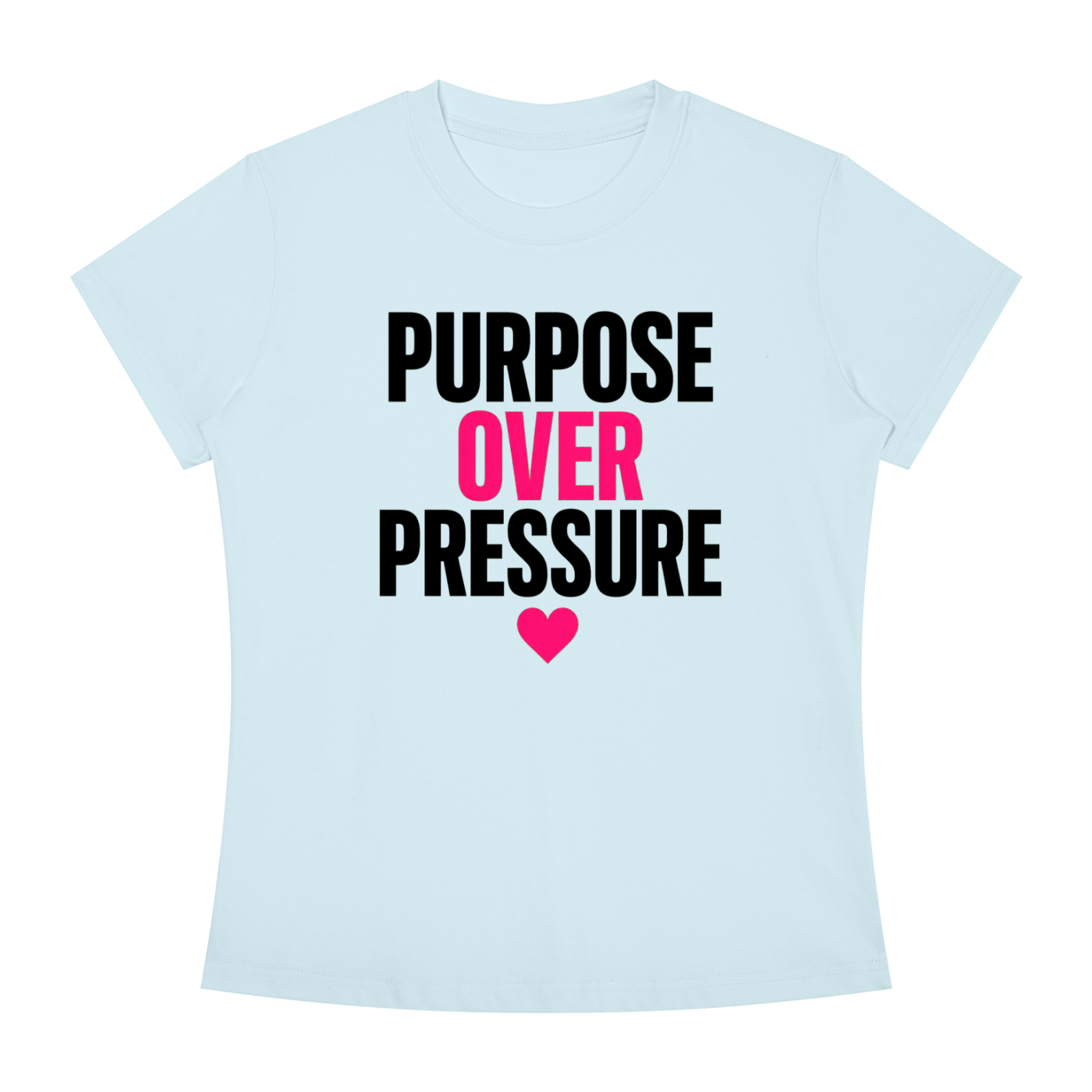 Purpose Over Pressure T‑Shirt — Motivational Graphic Tee