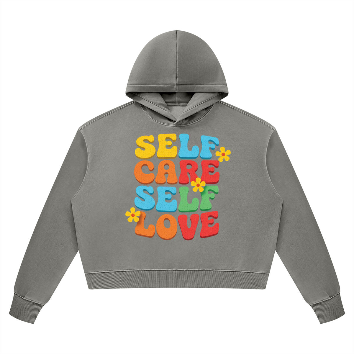 Self Care Self Love Vintage Wash Heavyweight Hoodie