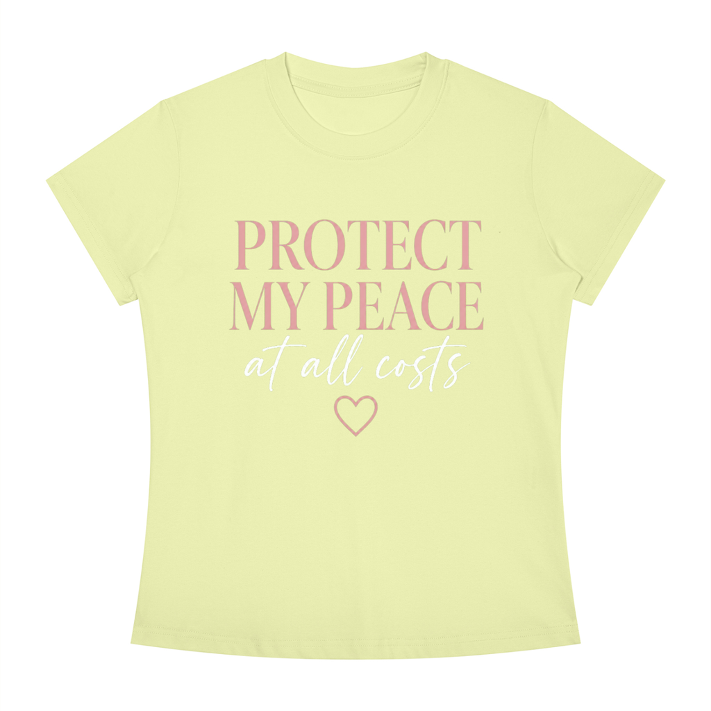 Protect My Peace Tee — "Protect My Peace at All Costs" Graphic T-Shirt