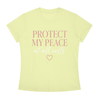 Protect My Peace Tee — "Protect My Peace at All Costs" Graphic T-Shirt