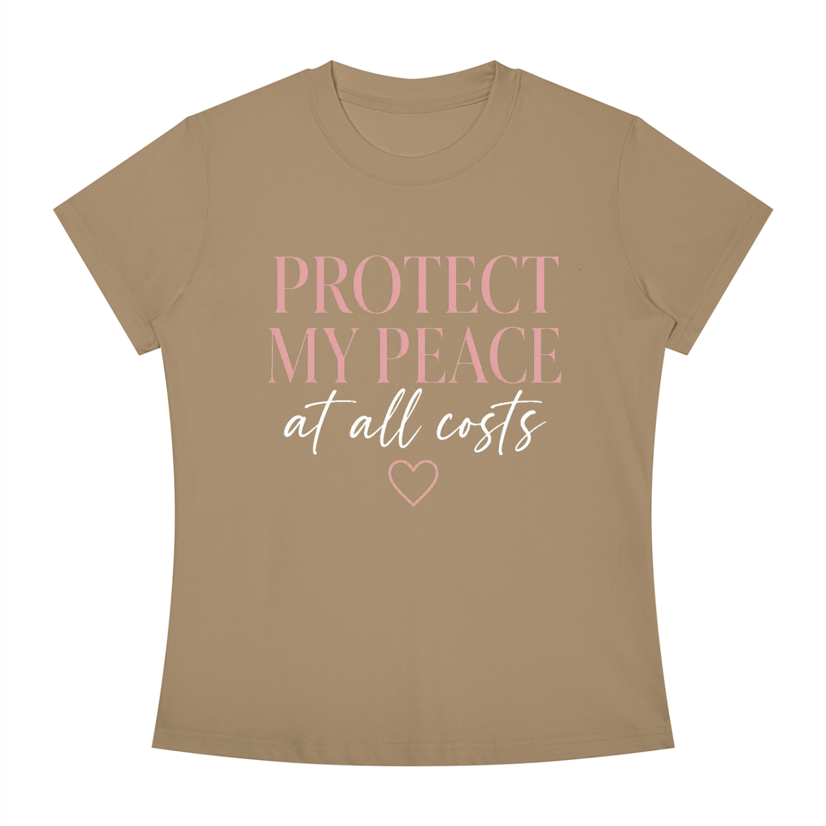 Protect My Peace Tee — "Protect My Peace at All Costs" Graphic T-Shirt