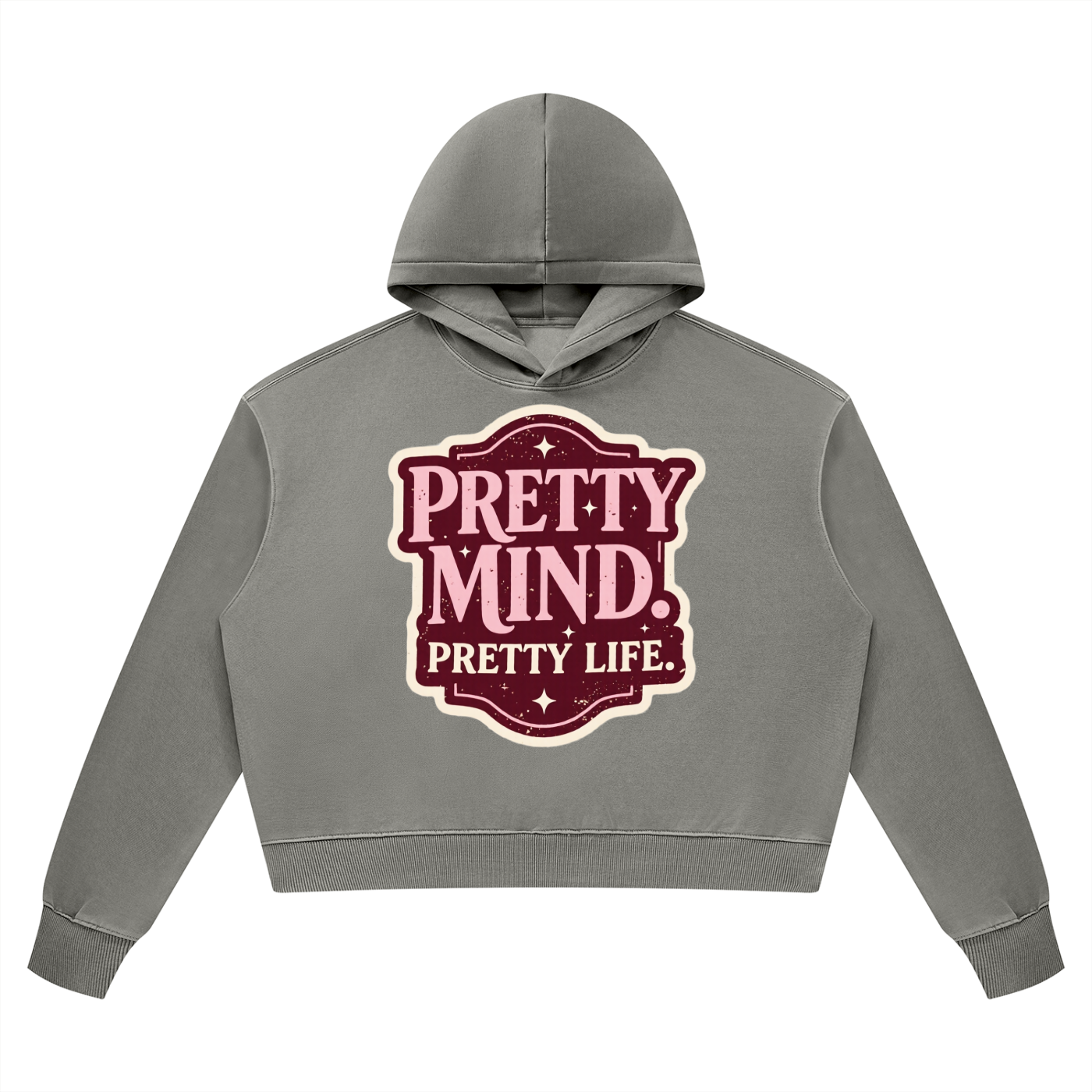 Pretty Mind, Pretty Life Vintage Graphic Hoodie