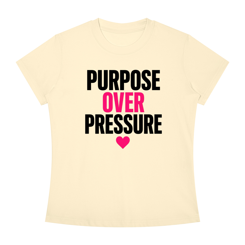 Purpose Over Pressure T‑Shirt — Motivational Graphic Tee