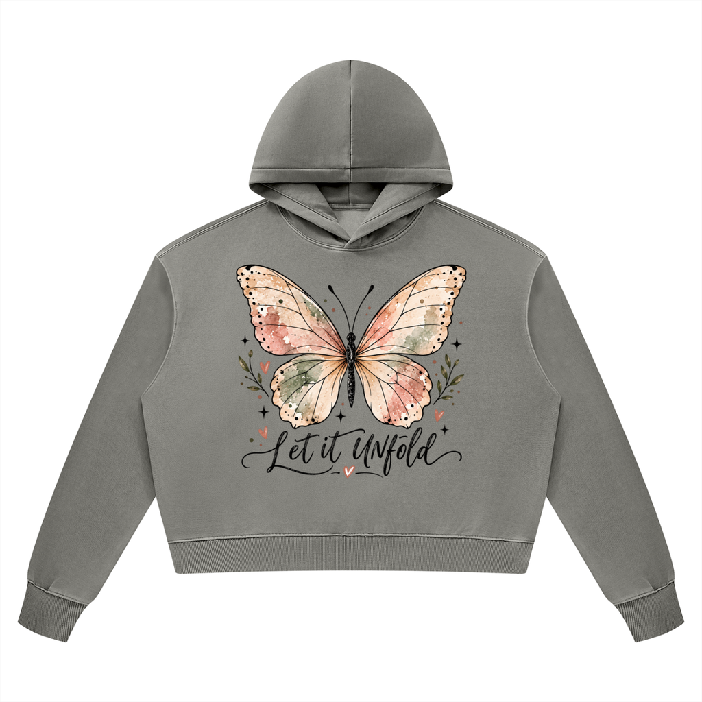 Let It Unfold Vintage Wash Heavyweight Hoodie