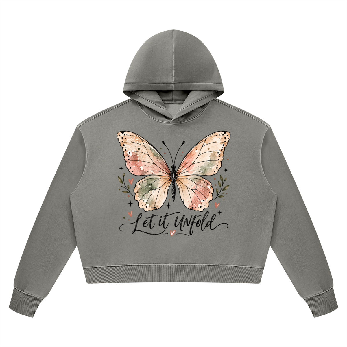 Let It Unfold Vintage Wash Heavyweight Hoodie